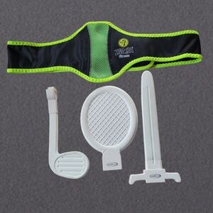 Zumba Fitness Fitness Green and Black Gaming Accessory Set